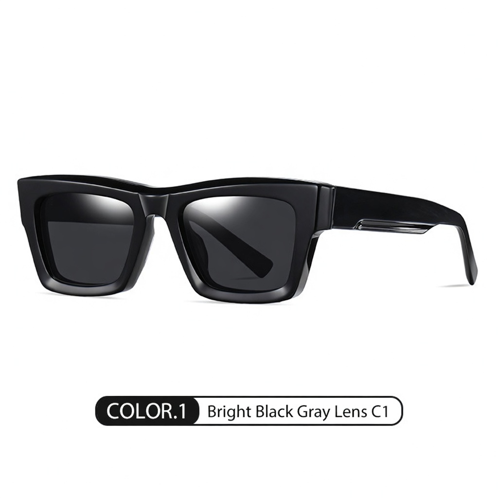 Eyeao Square Acetate UV400 Polarized Sunglasses S32110