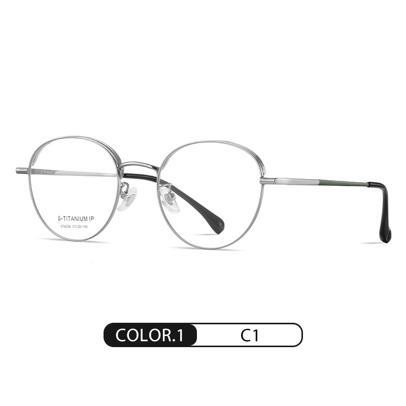 Eyeao Round Pure titanium Optical frames ST6226