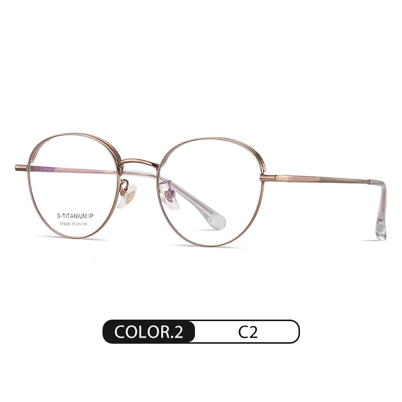 Eyeao Round Pure titanium Optical frames ST6226