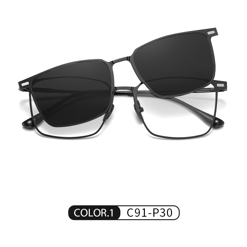 Eyeao Metal Magnetic Polarized Night driving Sunglasses CG8803