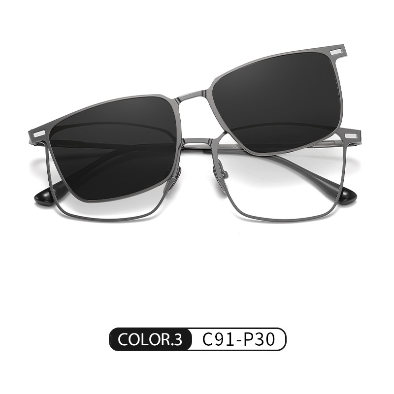 Eyeao Metal Magnetic Polarized Night driving Sunglasses CG8803