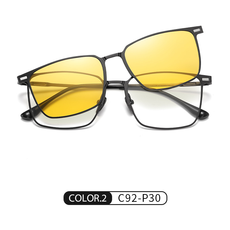 Eyeao Metal Magnetic Polarized Night driving Sunglasses CG8803