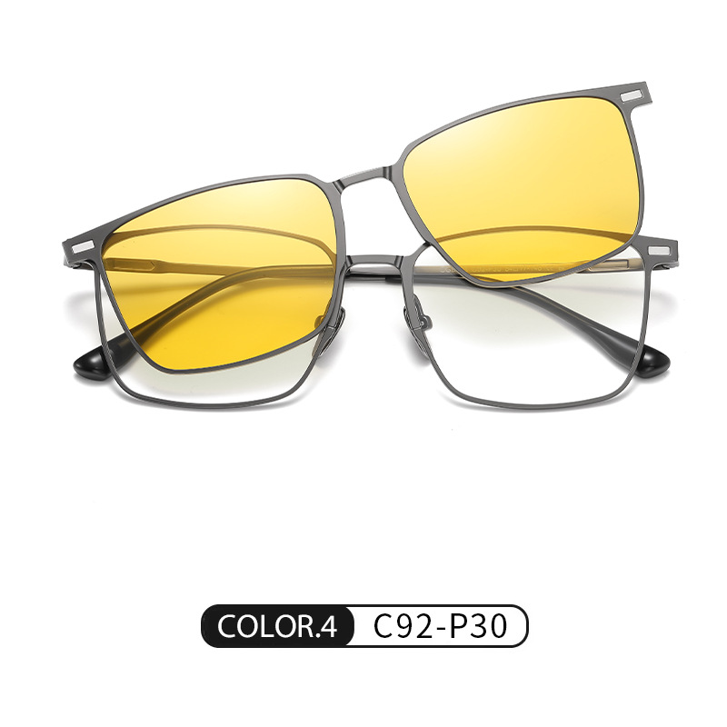 Eyeao Metal Magnetic Polarized Night driving Sunglasses CG8803