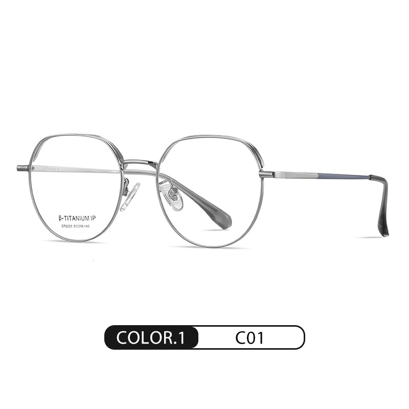 Eyeao Polygon Pure titanium Optical frames ST6225