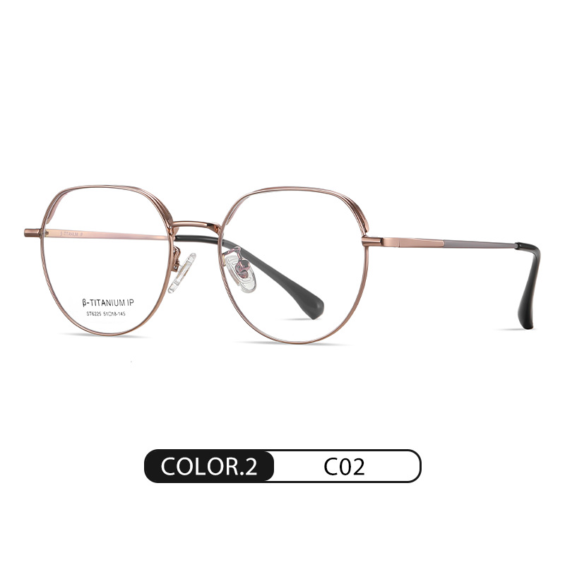 Eyeao Polygon Pure titanium Optical frames ST6225