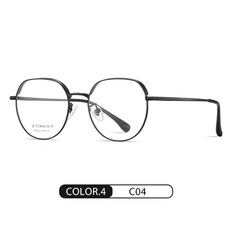 Eyeao Polygon Pure titanium Optical frames ST6225