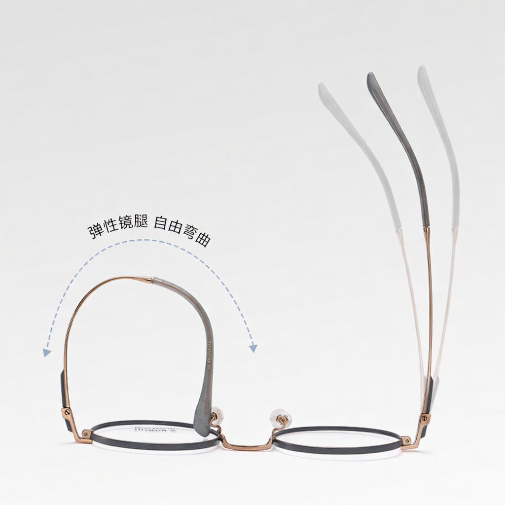 Eyeao Round Pure titanium Optical frames F31102