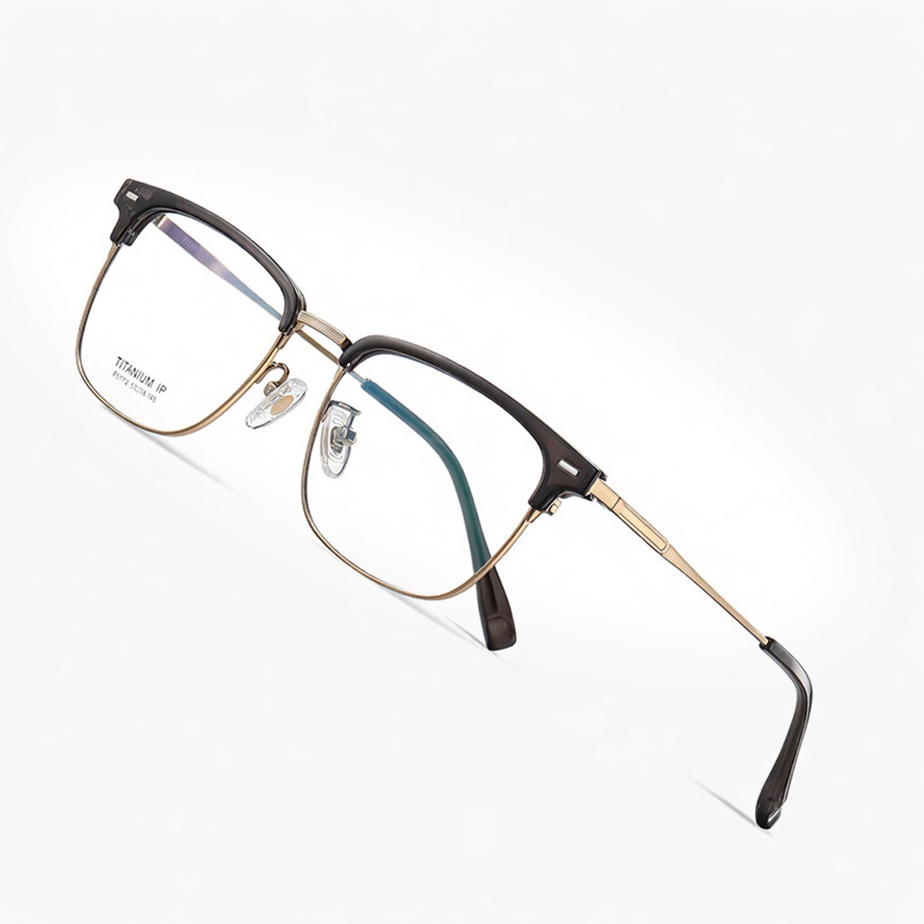 Eyeao Square Pure titanium Optical frames F51112
