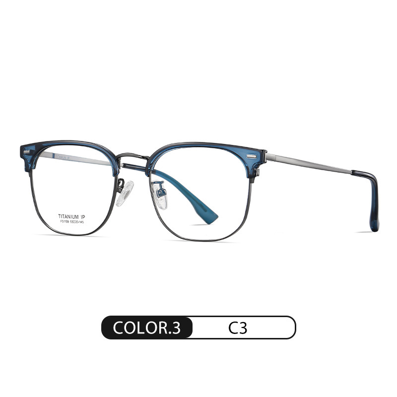 Eyeao Square Pure titanium Optical frames F51109