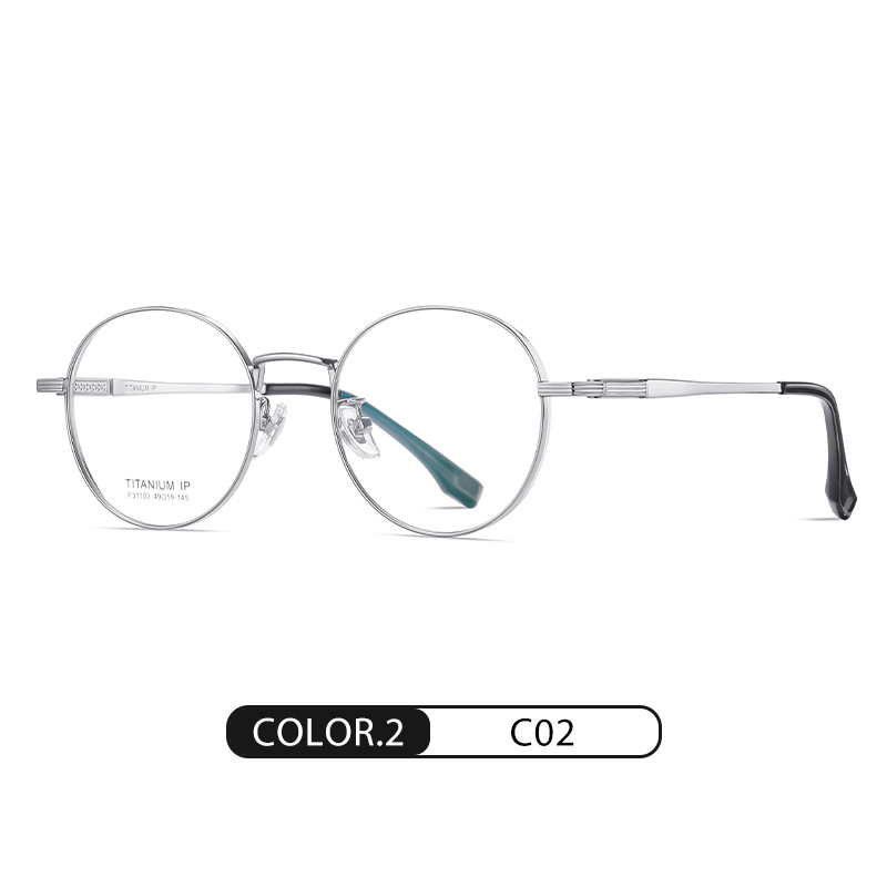 Eyeao Round Pure titanium Optical frames F31103