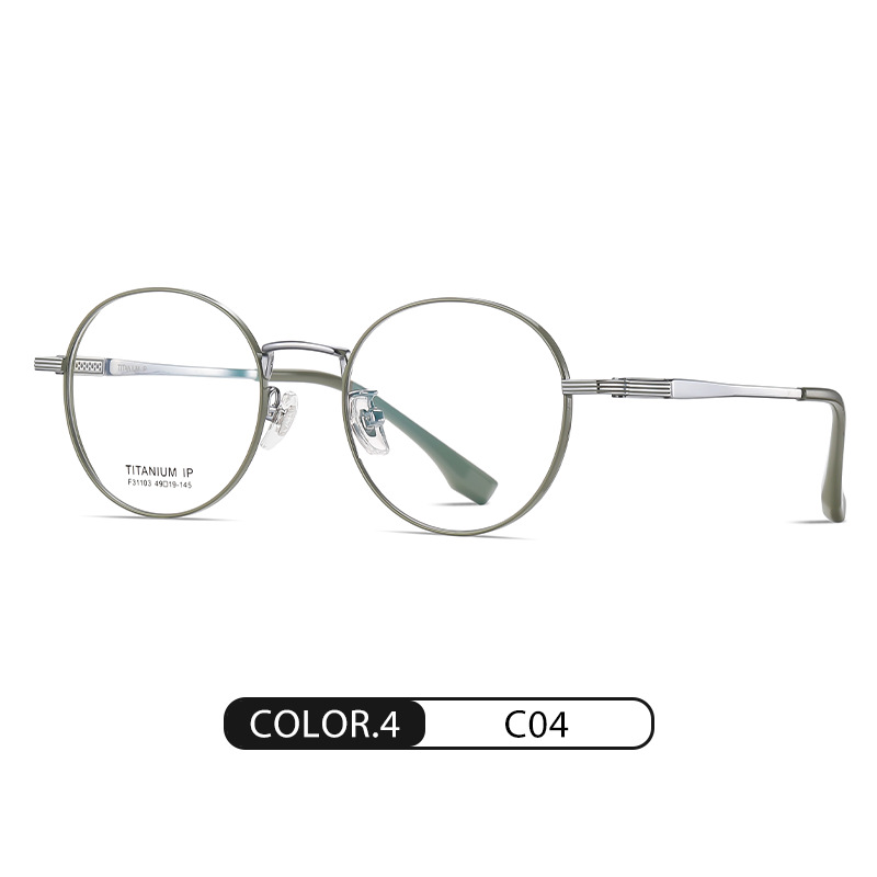 Eyeao Round Pure titanium Optical frames F31103