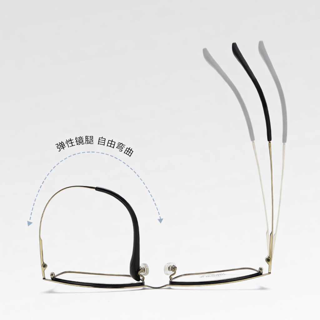 Eyeao Square Pure titanium Optical frames F51111