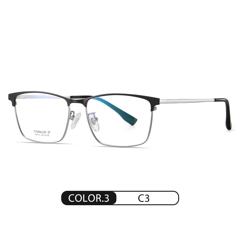 Eyeao Square Pure titanium Optical frames F51111