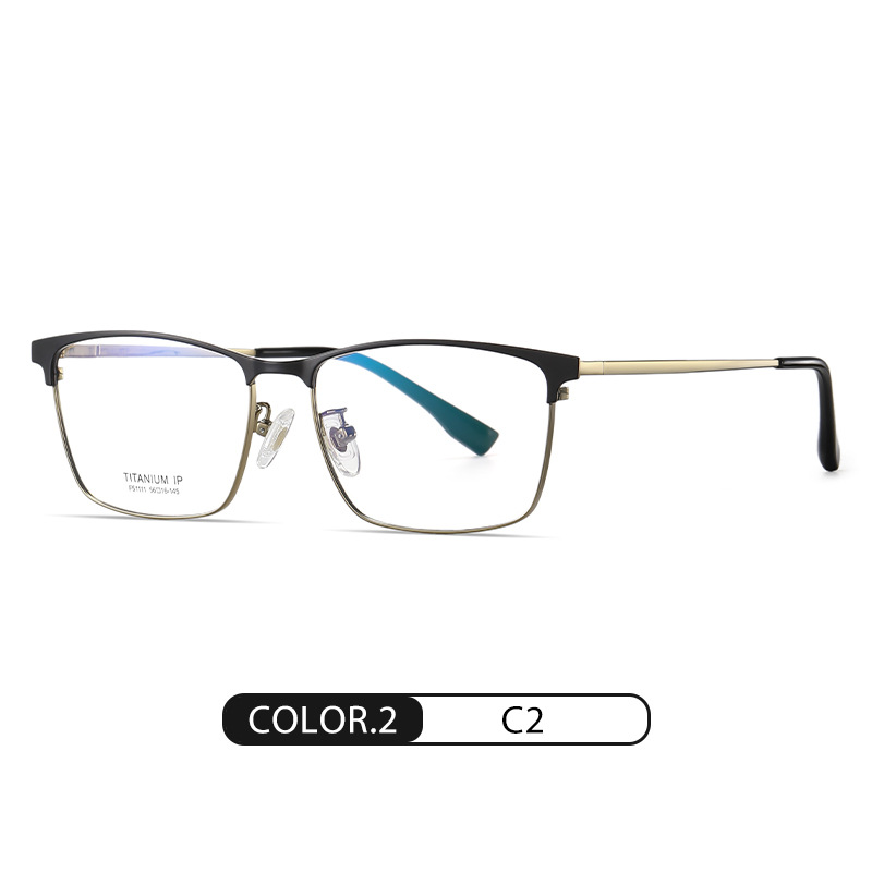 Eyeao Square Pure titanium Optical frames F51111