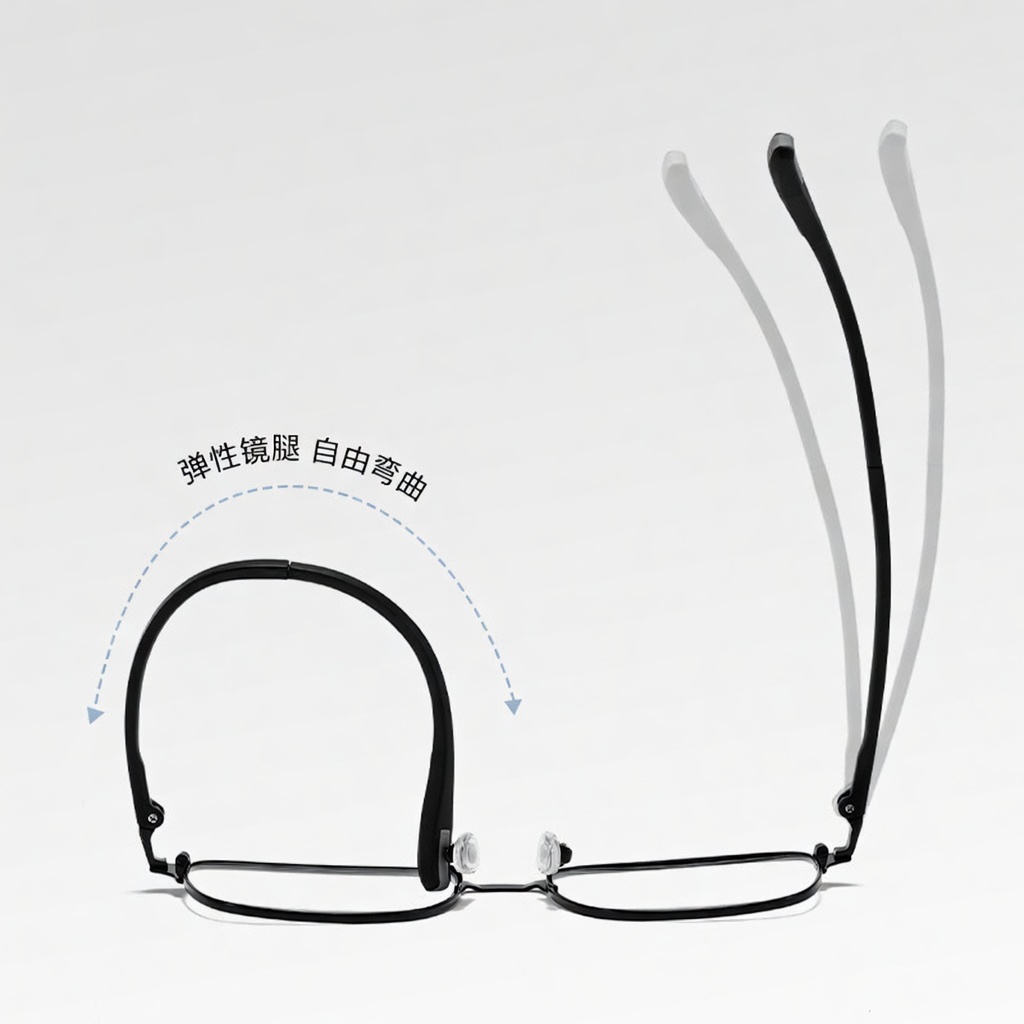 Eyeao Square Pure titanium Optical frames F51103