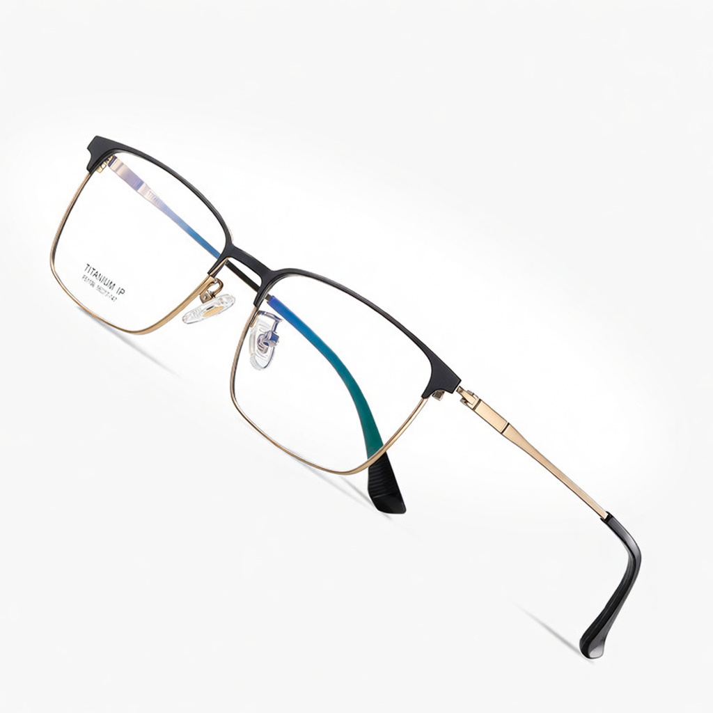 Eyeao Square Pure titanium Optical frames F51106