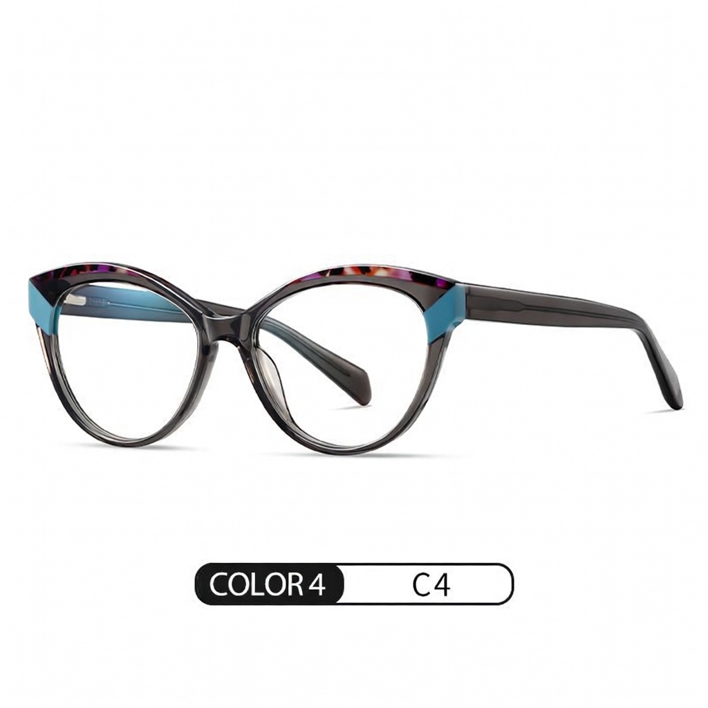 Eyeao Cat eye Acetate Blue light blocking Optical frames F22107