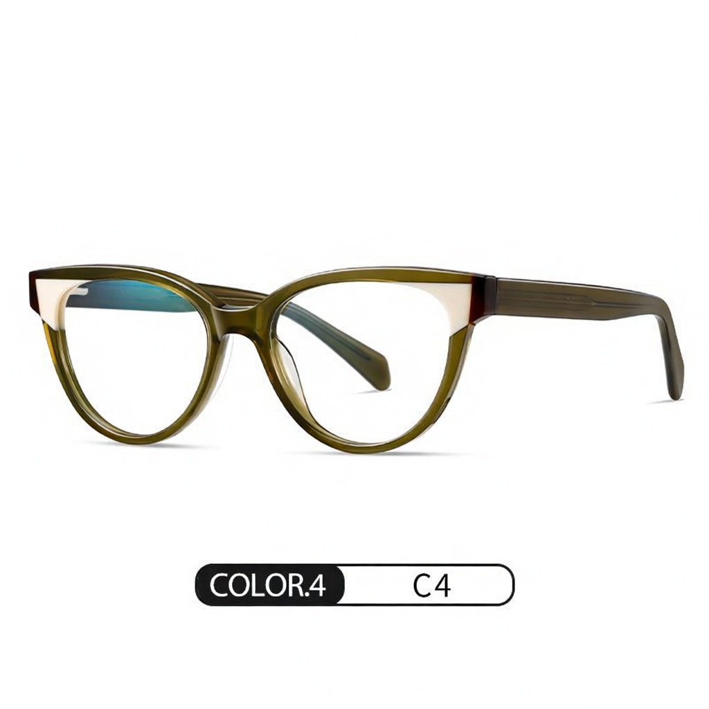 Eyeao Cat eye Acetate Blue light blocking Optical frames F22104