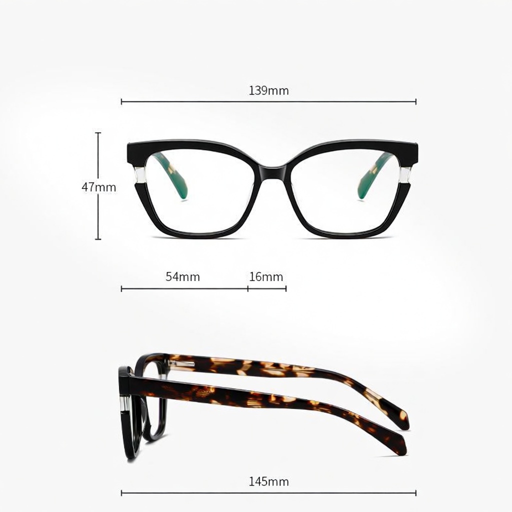 Eyeao Acetate Blue light blocking Optical frames F22105