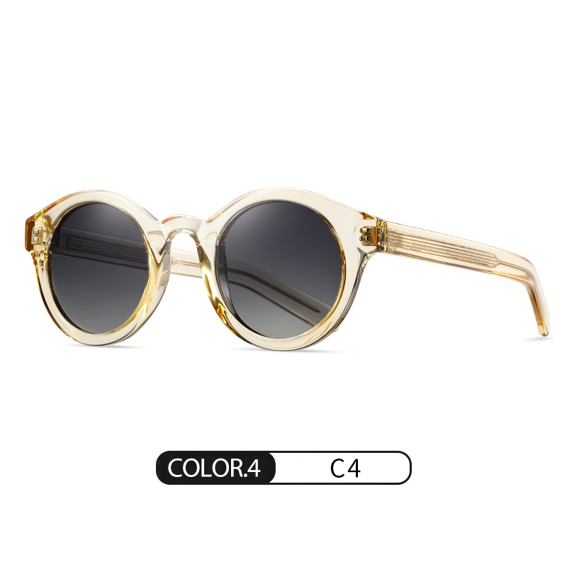 Eyeao Round Acetate Polarized Sunglasses S31125