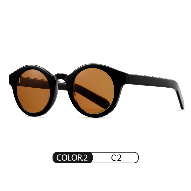 Eyeao Round Acetate Polarized Sunglasses S31125
