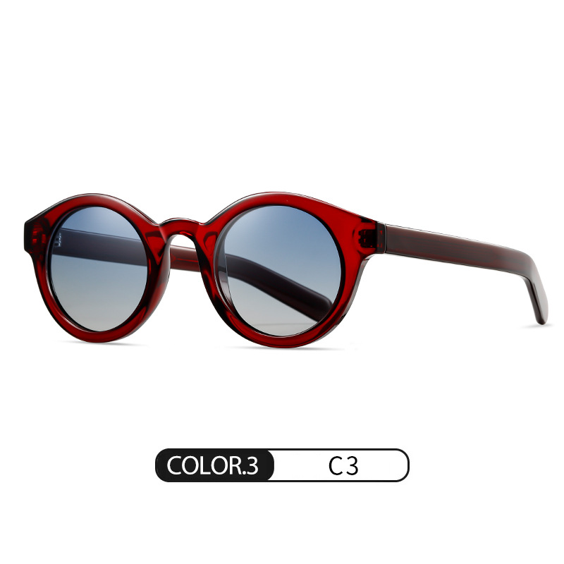 Eyeao Round Acetate Polarized Sunglasses S31125