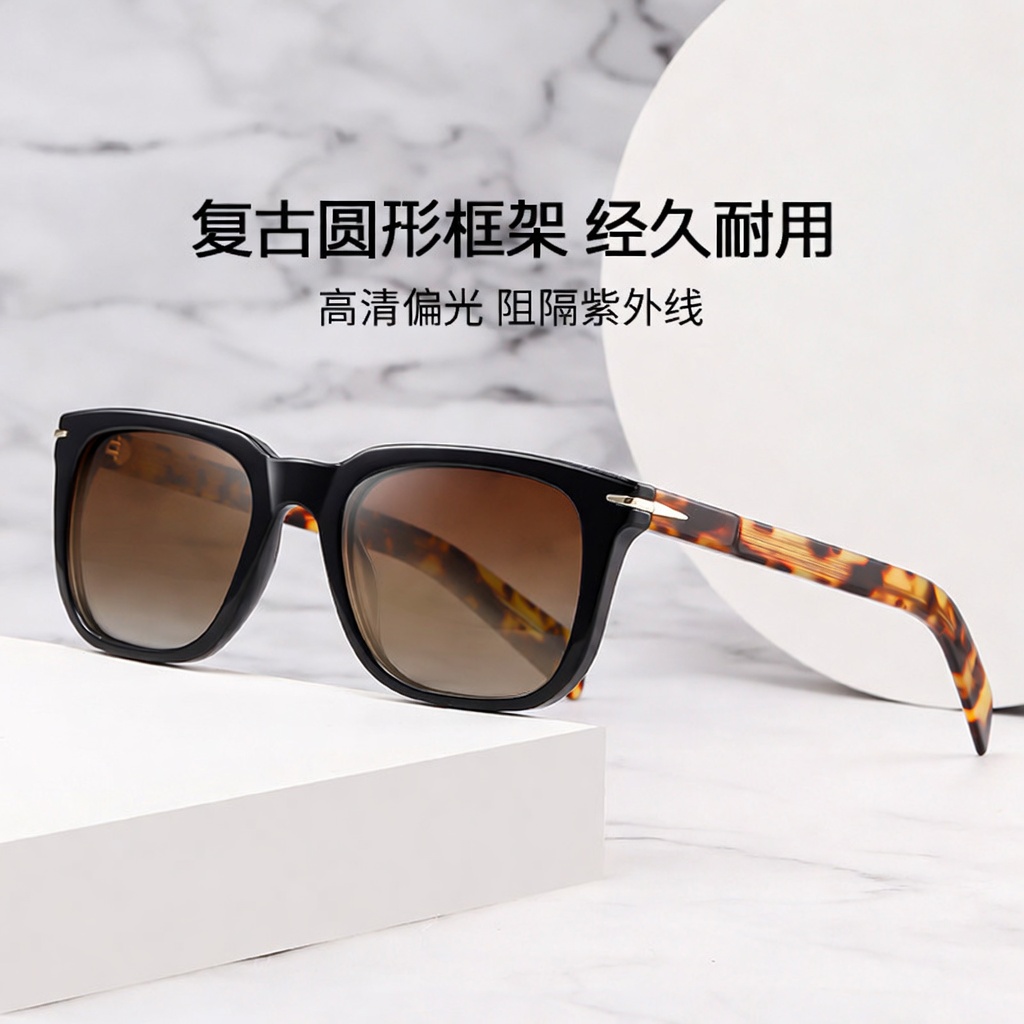 Eyeao Square Acetate Polarized Sunglasses S31127