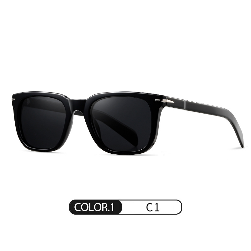 Eyeao Square Acetate Polarized Sunglasses S31127