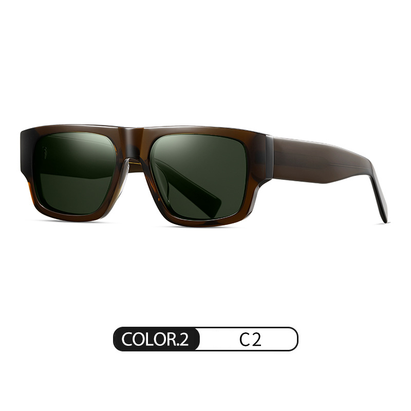 Eyeao Square Acetate Polarized Sunglasses S32126