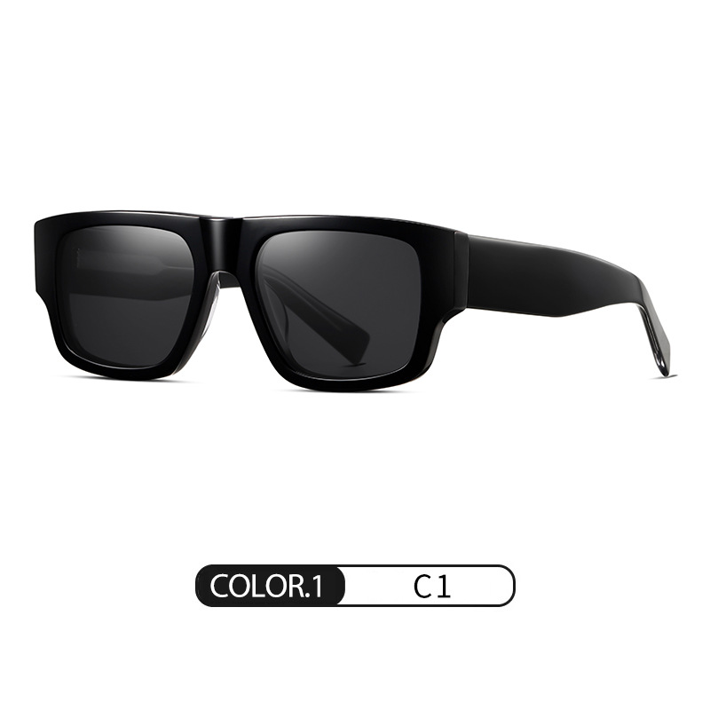 Eyeao Square Acetate Polarized Sunglasses S32126