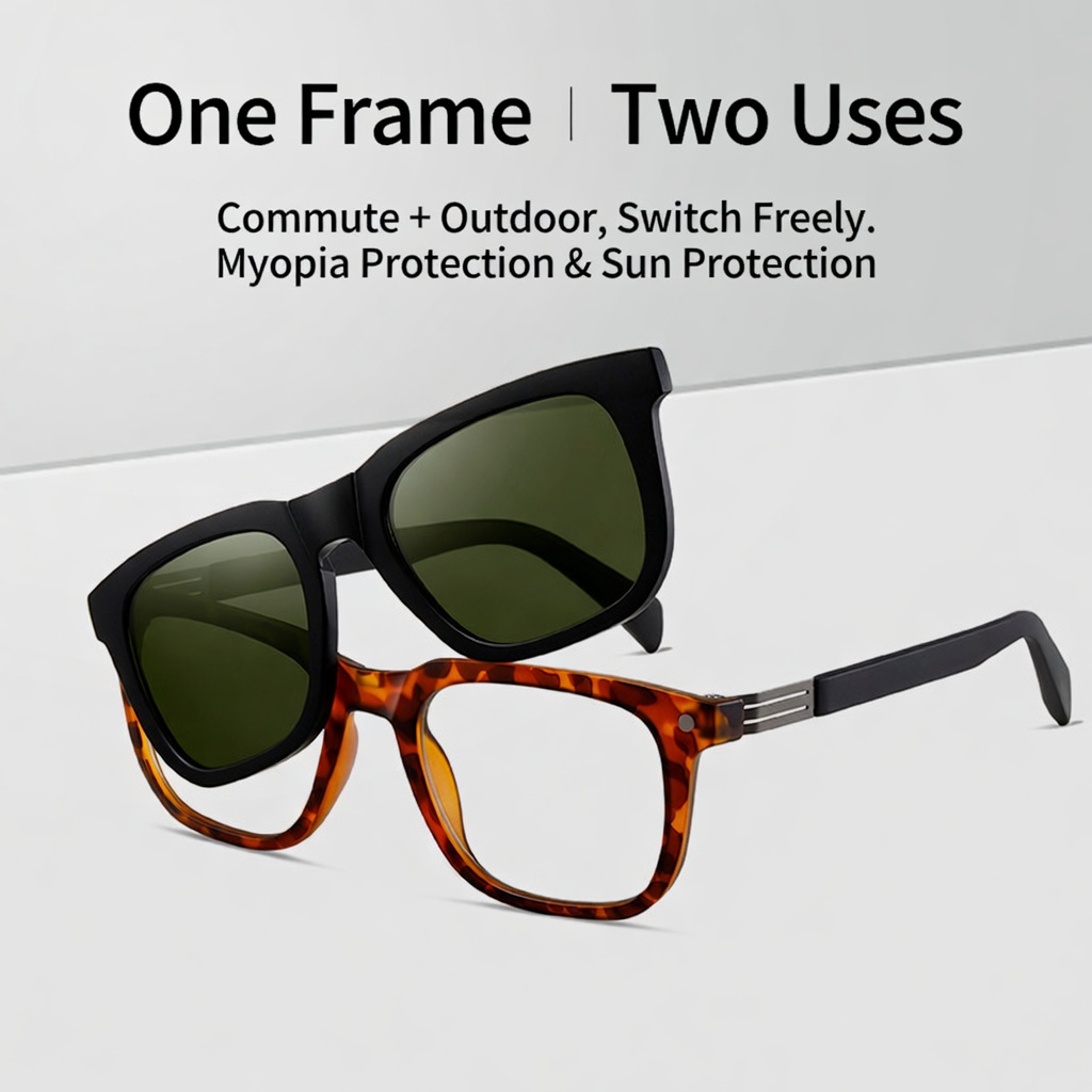 Eyeao Polarized Magnetic Blue light blocking Sunglasses S33104