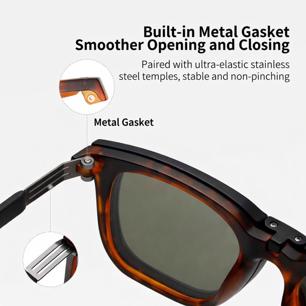 Eyeao Polarized Magnetic Blue light blocking Sunglasses S33104