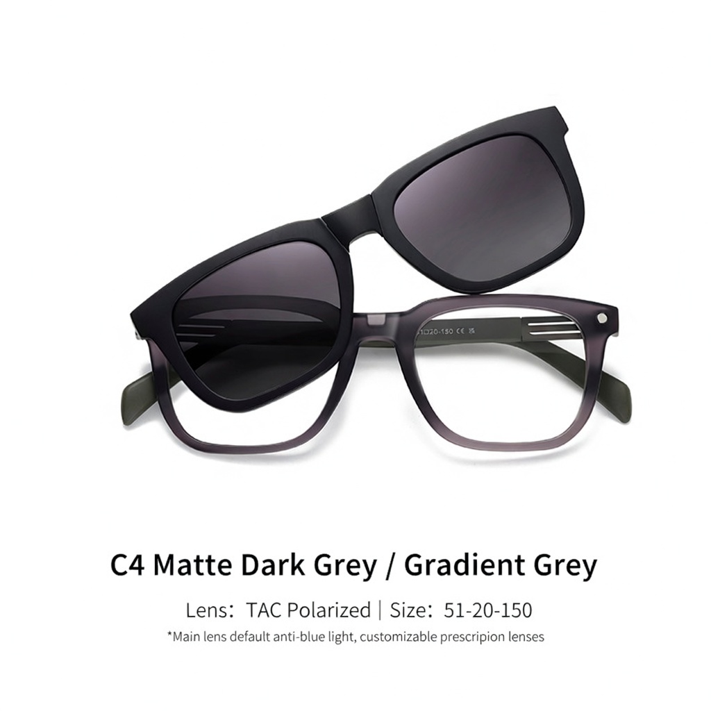 Eyeao Polarized Magnetic Blue light blocking Sunglasses S33104