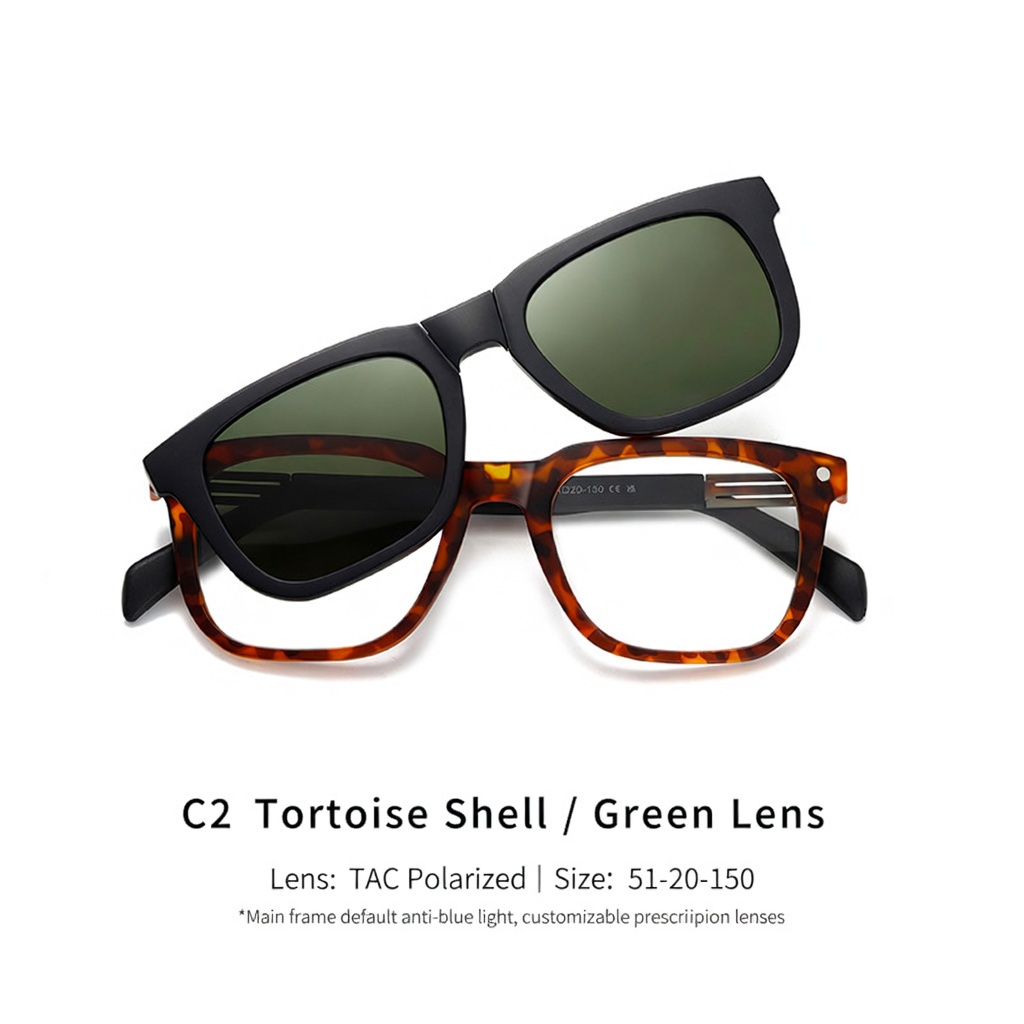 Eyeao Polarized Magnetic Blue light blocking Sunglasses S33104