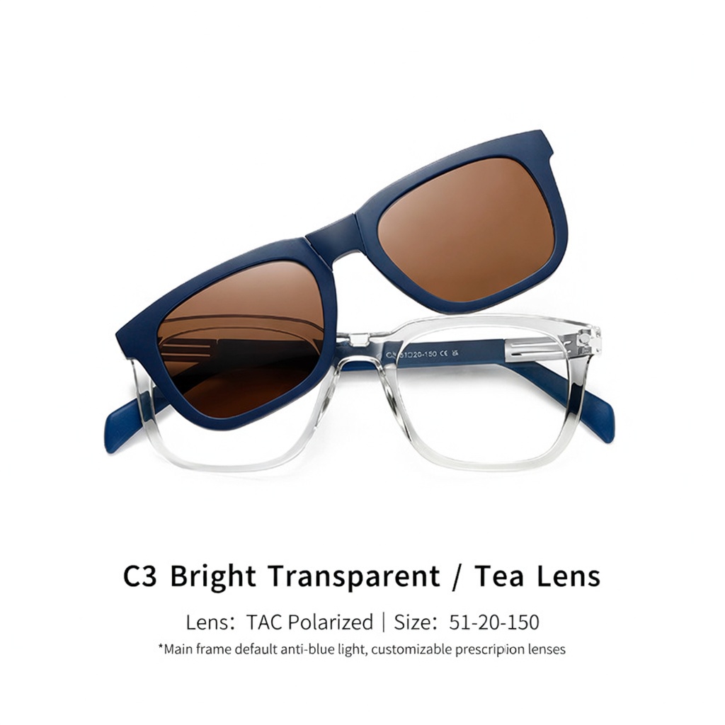 Eyeao Polarized Magnetic Blue light blocking Sunglasses S33104