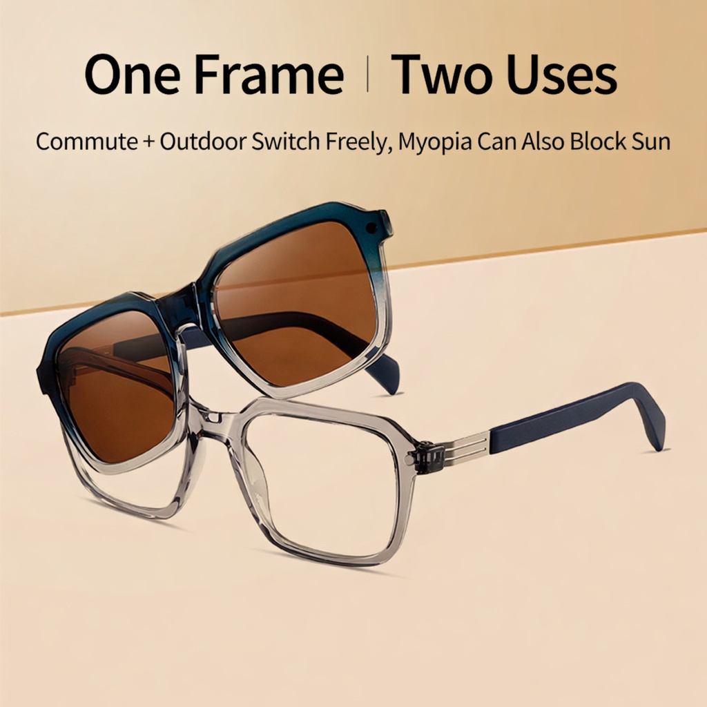 Eyeao Magnetic Polarized Blue light blocking Sunglasses S33106