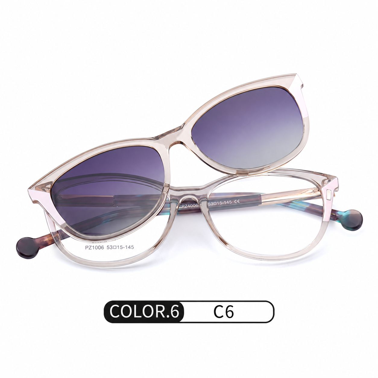 Eyeao Polarized Magnetic Blue light blocking Sunglasses PZ1006