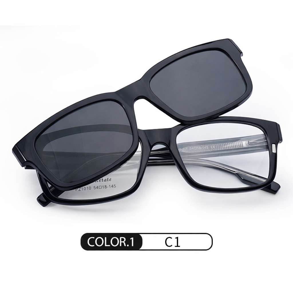 Eyeao Magnetic Polarized Blue light blocking Sunglasses PZ1010