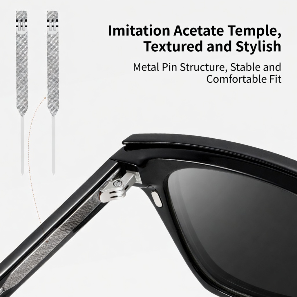 Eyeao Magnetic Polarized Blue light blocking Sunglasses S34205