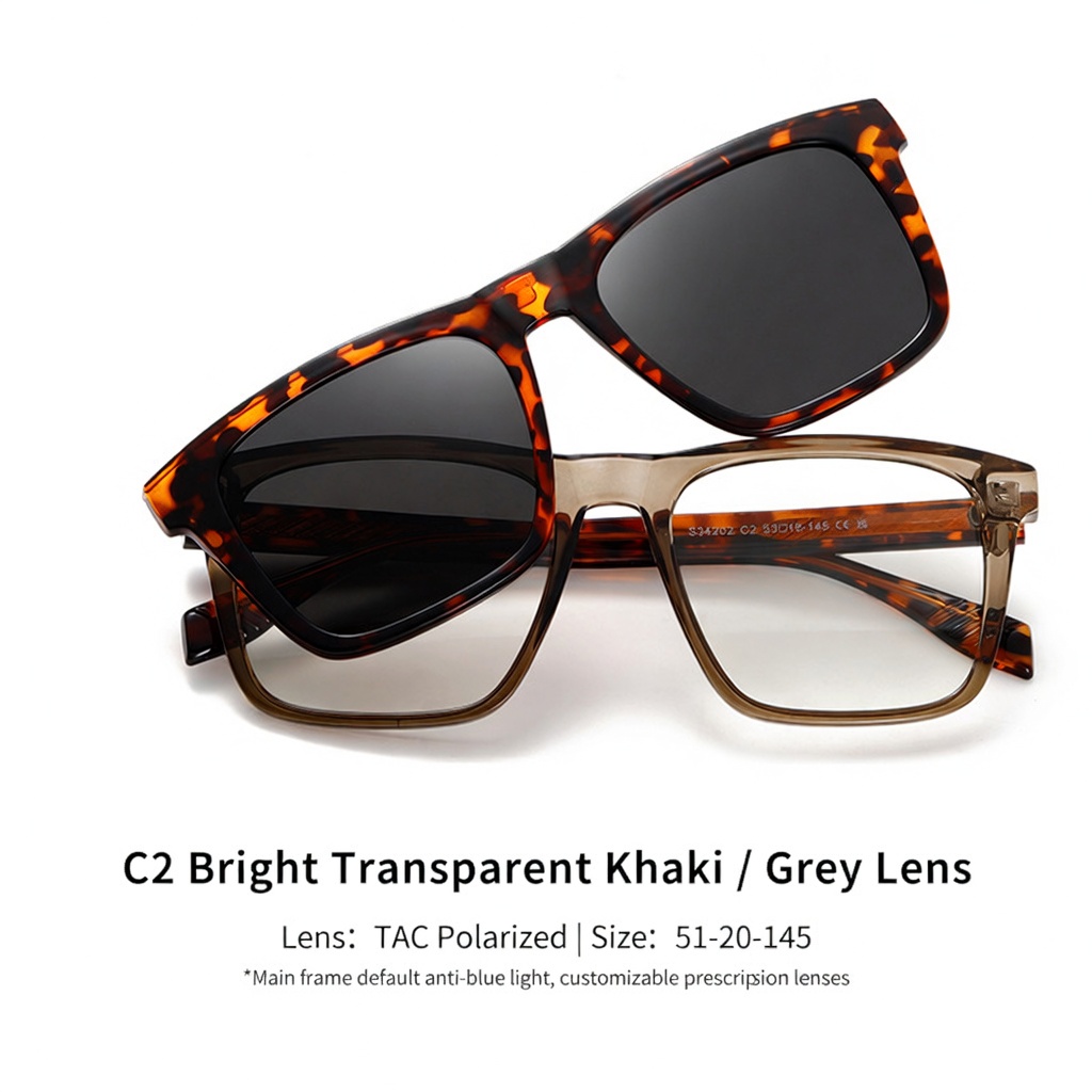 Eyeao Polarized Magnetic Blue light blocking Sunglasses S34202