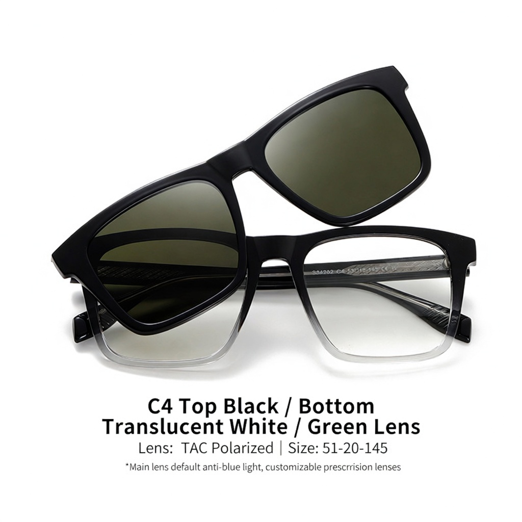 Eyeao Polarized Magnetic Blue light blocking Sunglasses S34202