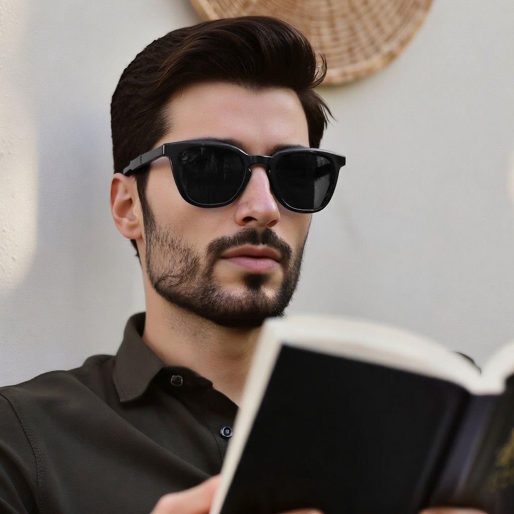 Eyeao Square Magnetic Polarized Sunglasses S34209