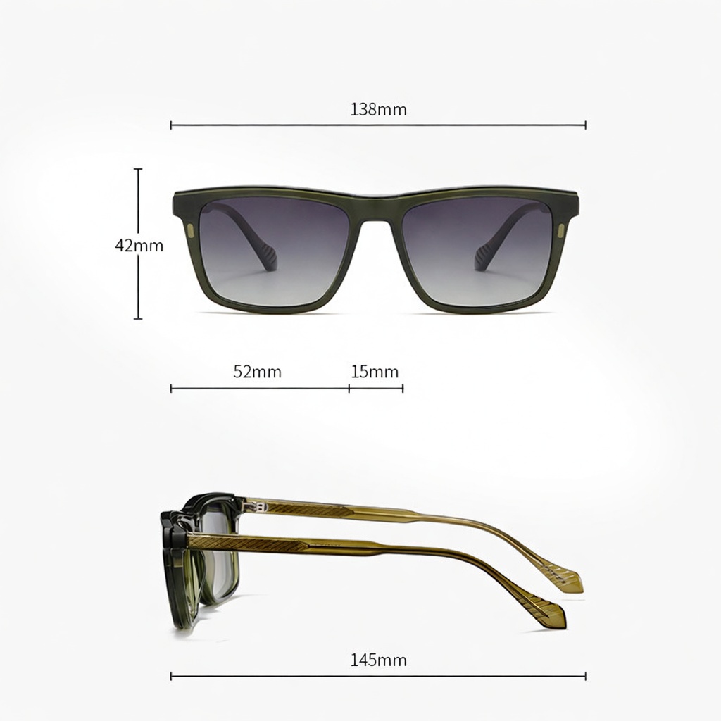 Eyeao Polarized Magnetic Blue light blocking Sunglasses S34207