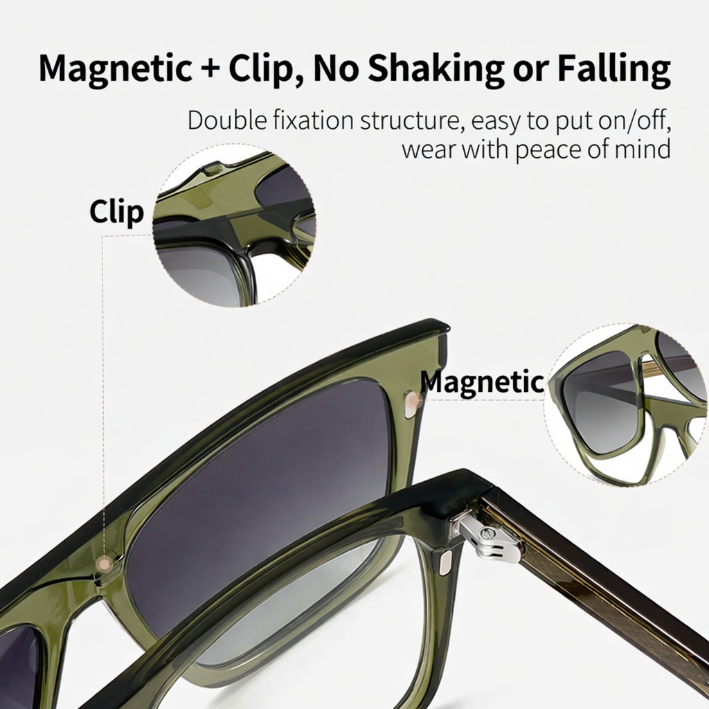 Eyeao Polarized Magnetic Sunglasses S34210