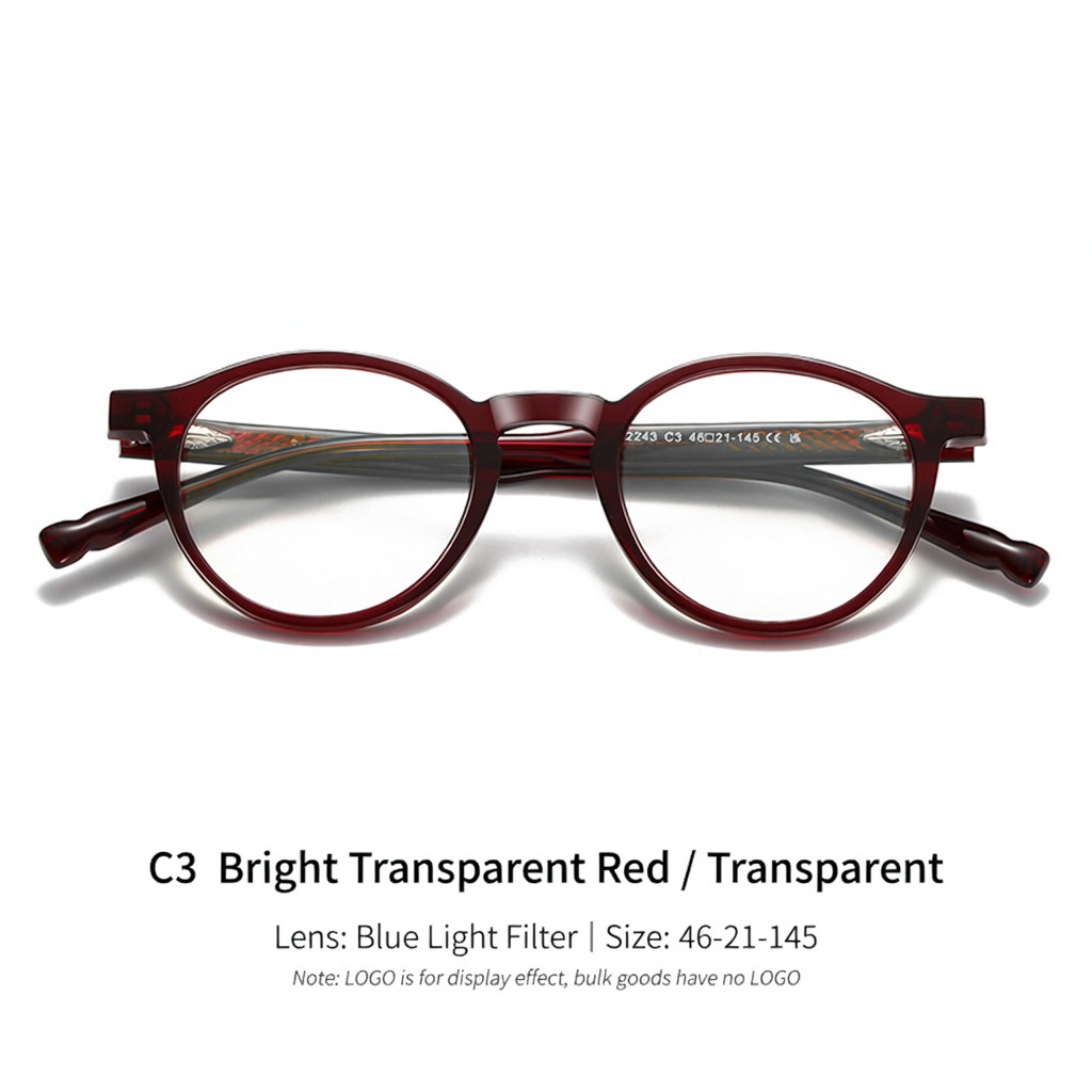 Eyeao Square Acetate Blue light blocking Optical frames F22243