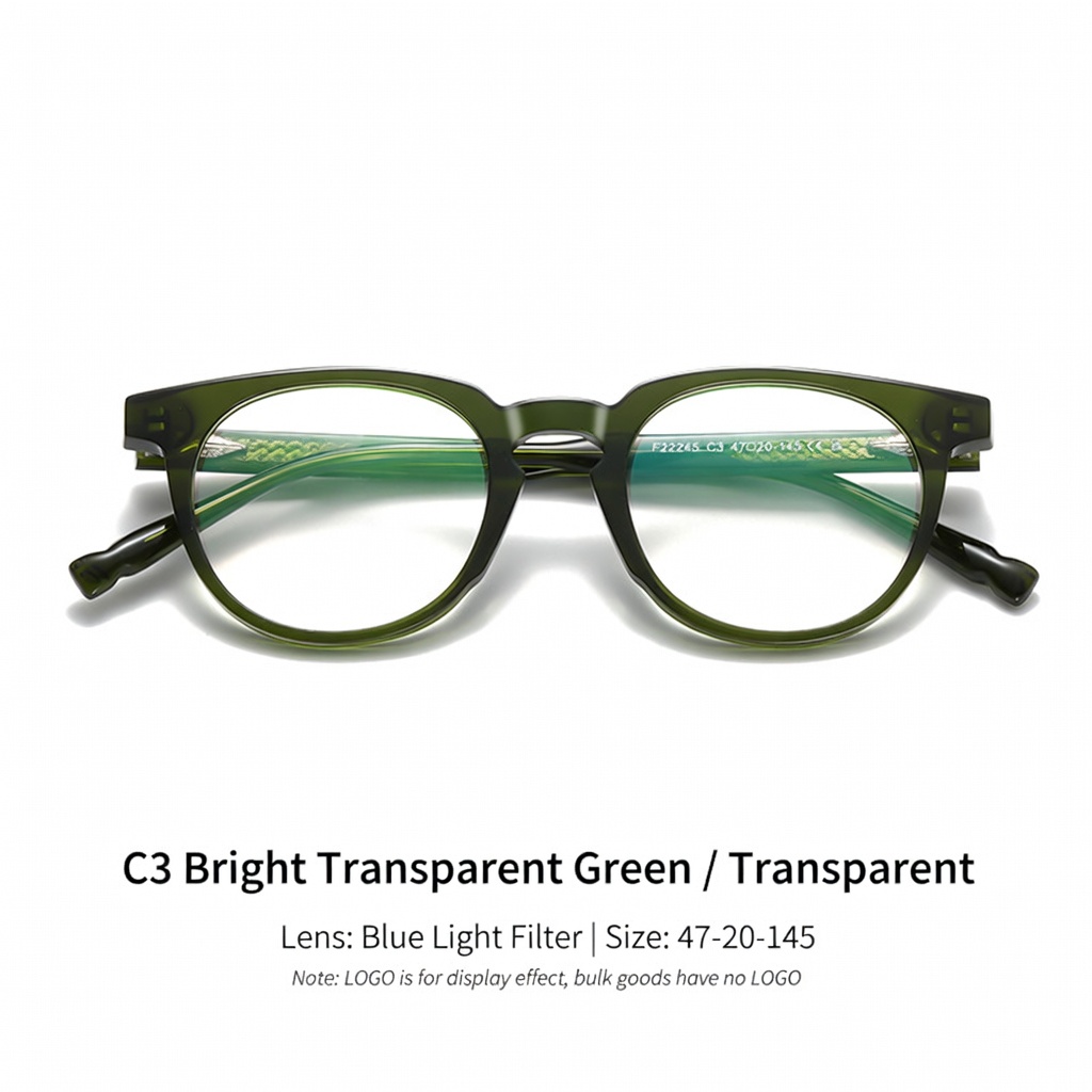 Eyeao Square Acetate Blue light blocking Optical frames F22245