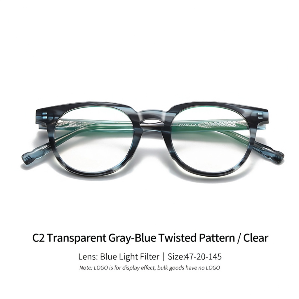 Eyeao Square Acetate Blue light blocking Optical frames F22245
