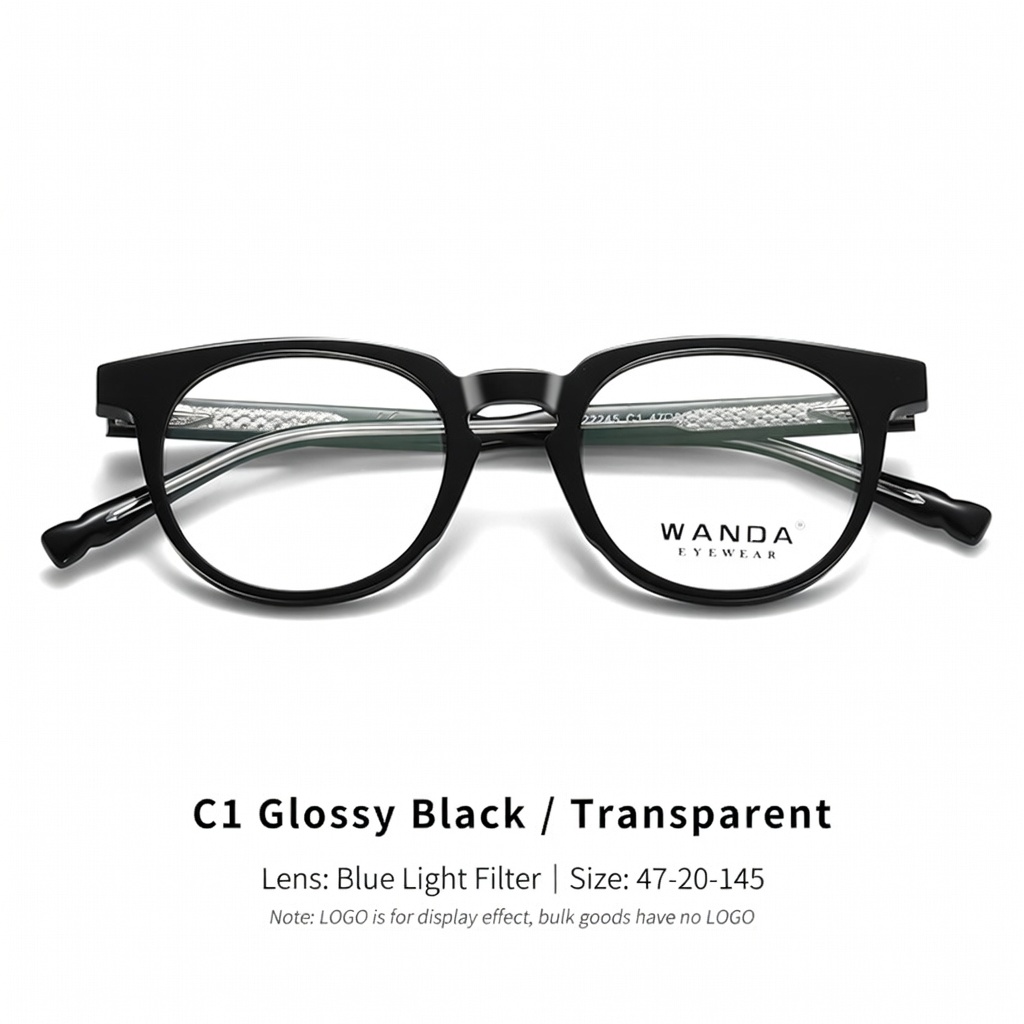 Eyeao Square Acetate Blue light blocking Optical frames F22245