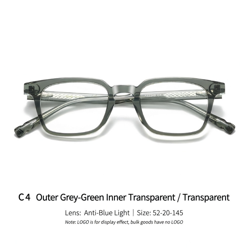 Eyeao Square Acetate Blue light blocking Optical frames F22249