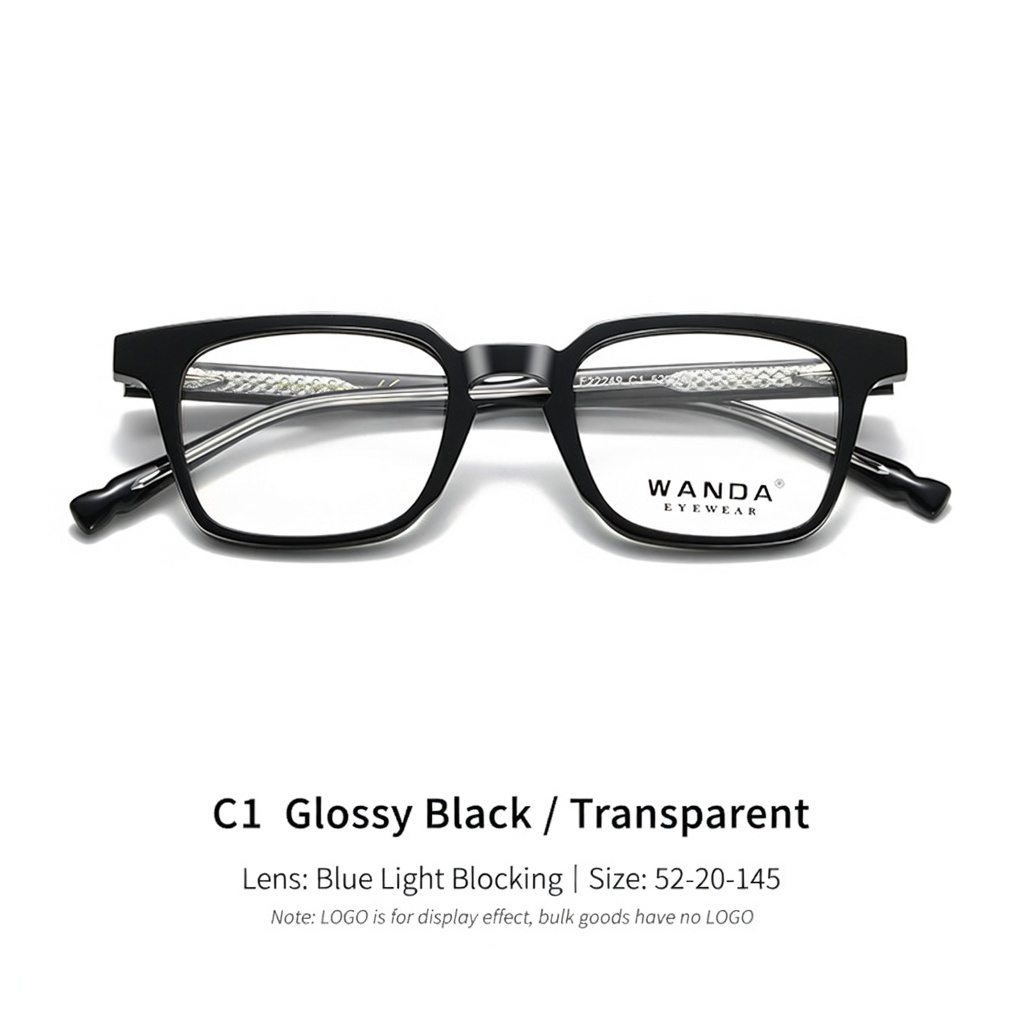 Eyeao Square Acetate Blue light blocking Optical frames F22249